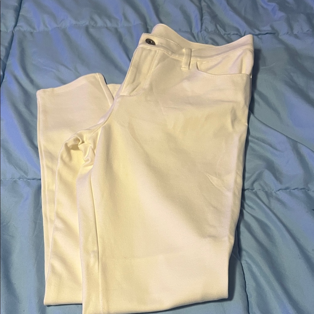 Yummie by Heather Thomson Cream Skinny Pants